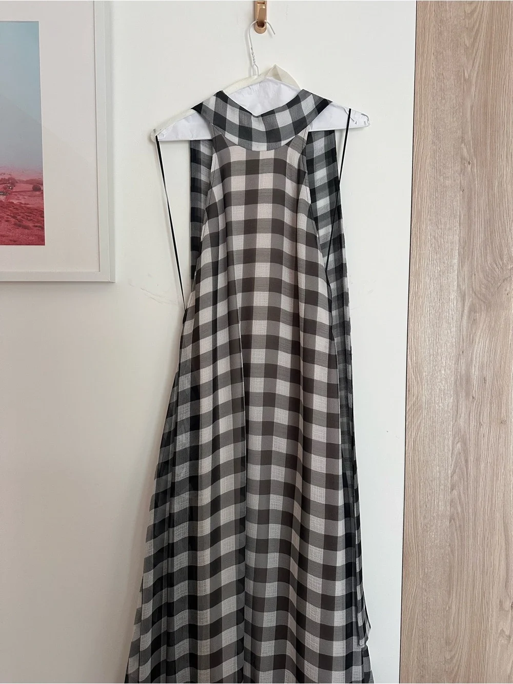 Solace London Halter Neck Bibele Gingham Dress - Picture 6 of 8